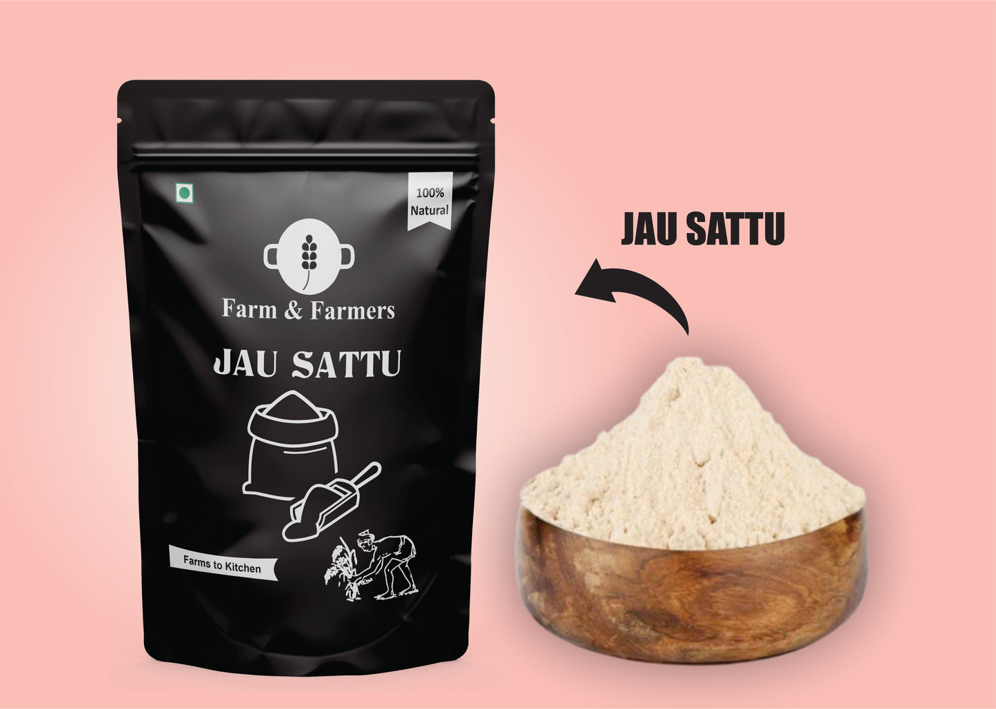 Healthy Superfood Combo Pack (Pack of 3) – Jau Sattu 1kg, Afghani Anjeer 250g, Chia Seeds 250g