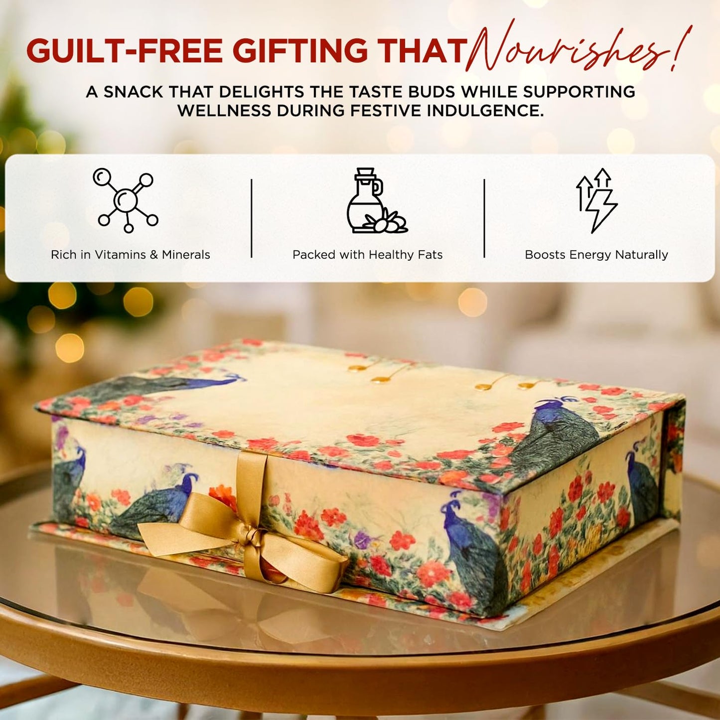 Farm & Farmers Premium Dry Fruit Gift Hamper – Diwali & Corporate Festive Gift Box (Pack of 6 x 80g) | Healthy Assorted Nuts & Dry Fruits