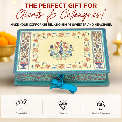 Farm & Farmers Premium Dry Fruit Diwali Gift Hamper | Walnuts, Cashews, Pistachios, Almonds | Healthy Snacks Gift Box| Corporate & Festive Deepawali Gift (Pack of 4 x 80g)