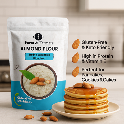 Premium Almond Flour – Gluten-Free, Low-Carb & Keto-Friendly (100% Pure)