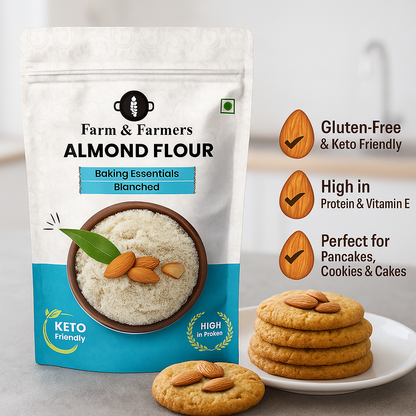 Premium Almond Flour – Gluten-Free, Low-Carb & Keto-Friendly (100% Pure)