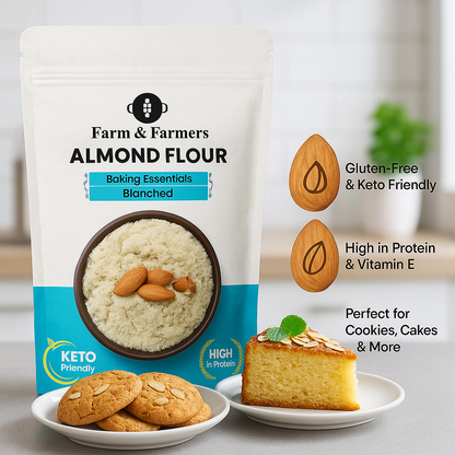 Premium Almond Flour – Gluten-Free, Low-Carb & Keto-Friendly (100% Pure)
