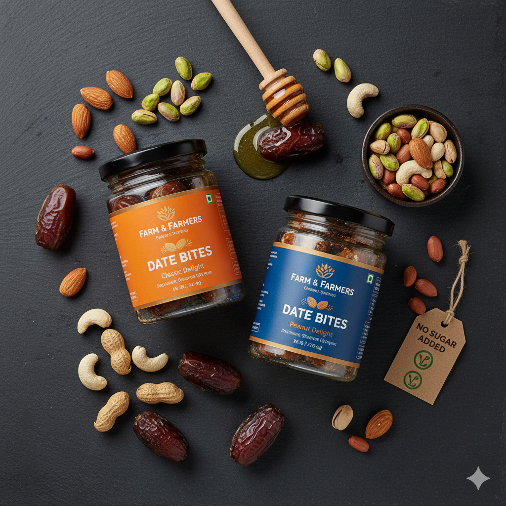 Combo Date Bites 180g ( Classic Delight & Peanut Delight )