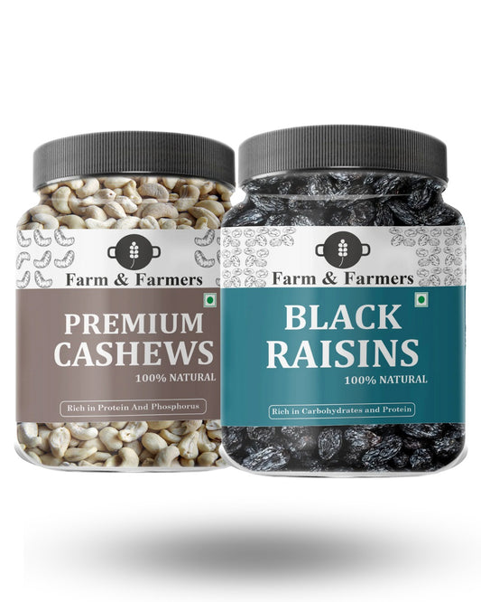 Premium Dry Fruits Combo – Black Raisins & Premium Cashews